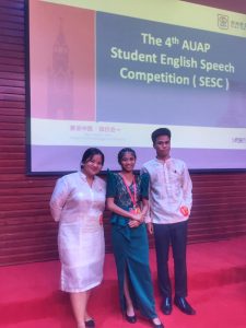 DMMMSU studes top international English speaking contest