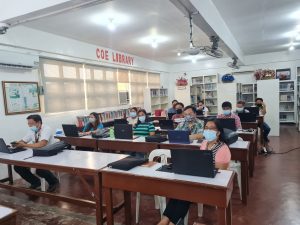 DMMMSU Math Instructors train in Geometric Construction using TikZ
