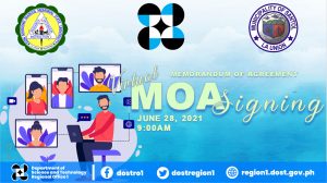 DMMMSU inks MOA with DOST, LGU of Santol for Community Empowerment through…