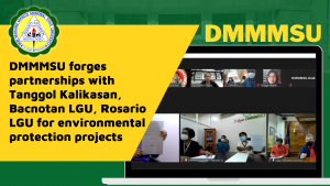 DMMMSU forges partnerships with Tanggol Kalikasan, Bacnotan LGU, Rosario LGU for environmental…