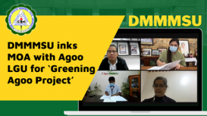 DMMMSU inks MOA with Agoo LGU for ‘Greening Agoo Project’