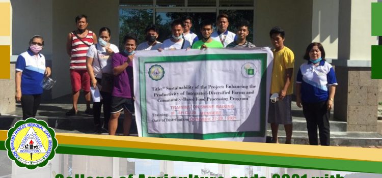 College of Agriculture ends 2021 with four extension activities College of Agriculture ends 2021 with four extension activities