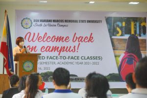 DMMMSU launches opening of limited face-to-face classes
