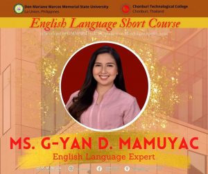 DMMMSU Profs to teach English to Thais