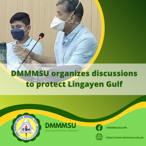 DMMMSU organizes discussions to protect Lingayen Gulf