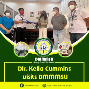 Dir. Kelia Cummins visits DMMMSU