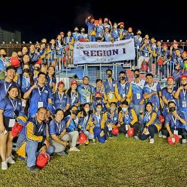 DMMMSU represents LU, RO1 in CHED Friendship Games 2022