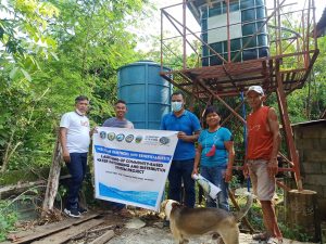 DMMMSU provides water source for 50 households in LGU Sto. Tomas