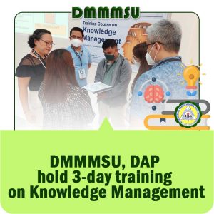DMMMSU, DAP hold 3-day training on Knowledge Management