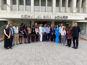2 University Research Associates trained on Post Cocoon Technology in India