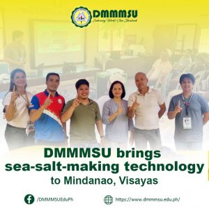 DMMMSU brings sea-salt-making technology to Mindanao, Visayas