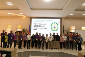 DMMMSU hold performance review, presentation of 2023 targets