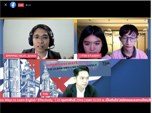 DMMMSU instructor conducts EFL lessons for Thai studes  