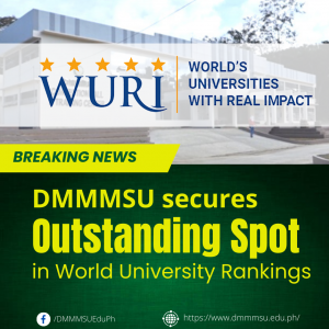 DMMMSU secures outstanding spot in World University Rankings