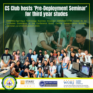 CS Club hosts ‘Pre-Deployment Seminar’ for third year studes