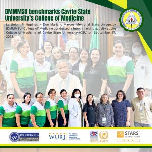 DMMMSU benchmarks Cavite State University’s College of Medicine