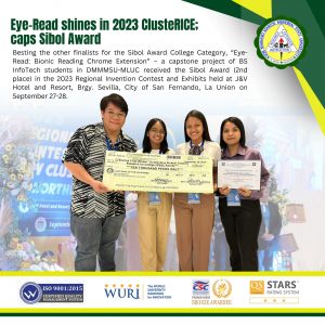 Eye-Read shines in 2023 ClusteRICE; caps Sibol Award