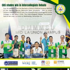 CAS studes win in Intercollegiate Debate
