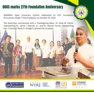 DOUS marks 27th Foundation Anniversary