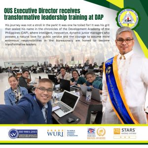 OUS Executive Director receives transformative leadership training at DAP