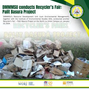 DMMMSU conducts Recycler’s Fair – Palit Basura Project