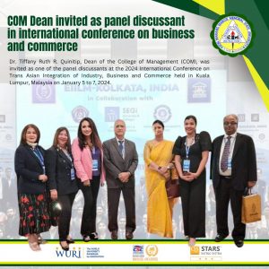 COM Dean invited as panel discussant in international conference on business and…