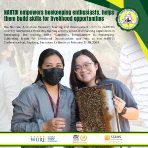 NARTDI empowers beekeeping enthusiasts, helps them build skills for livelihood opportunities