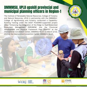 DMMMSU, UPLB upskill provincial and municipal planning officers in Region-1
