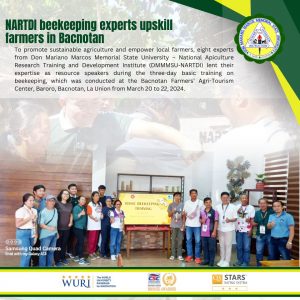 NARTDI beekeeping experts upskill farmers in Bacnotan