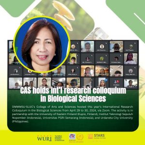 CAS holds int’l research colloquium in Biological Sciences