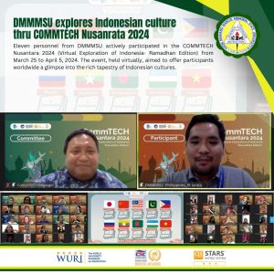 DMMMSU explores Indonesian culture thru COMMTECH Nusanrata 2024