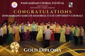 DMMMSU Chorale wins gold in inaugural Pangasinan Choral Fest