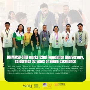 DMMMSU-SRDI marks 32nd Foundation Anniversary, celebrates 32 years of silken excellence