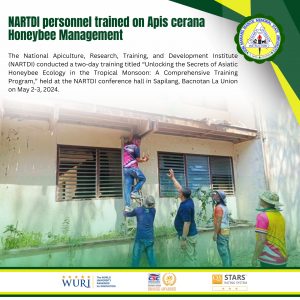 NARTDI personnel trained on Apis cerana Honeybee Management