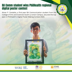 BA Comm student wins PhilHealth regional digital poster contest