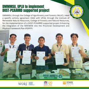 DMMMSU, UPLB to implement DOST-PCAARRD supported project
