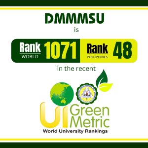 DMMMSU Ranks among Top Universities in Global Sustainability