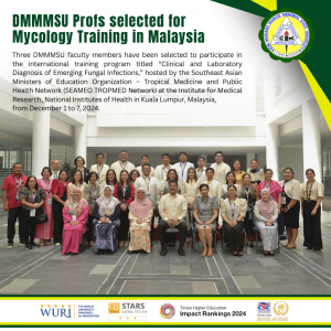 DMMMSU Profs selected for Mycology Training in Malaysia