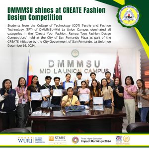 DMMMSU shines at CREATE Fashion Design Competition