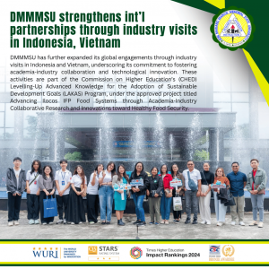 DMMMSU strengthens int’l partnerships through industry visits in Indonesia, Vietnam