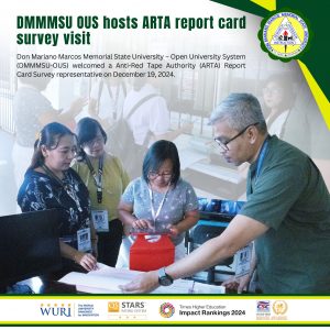 DMMMSU OUS hosts ARTA report card survey visit