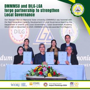 DMMMSU and DILG-LGA forge partnership to strengthen Local Governance