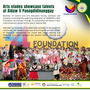 Arts studes showcase talents at Aldaw ti Panagdidinanggay