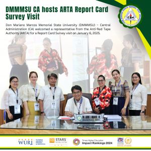 DMMMSU CA hosts ARTA Report Card Survey Visit