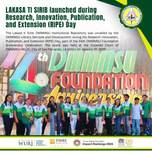 LAKASA TI SIRIB launched during Research, Innovation, Publication, and Extension (RIPE) Day
