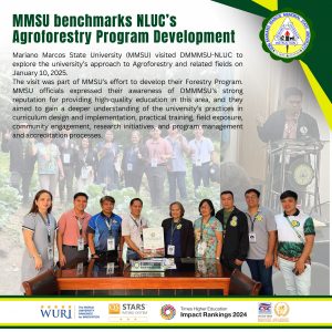 MMSU benchmarks NLUC’s Agroforestry Program Development