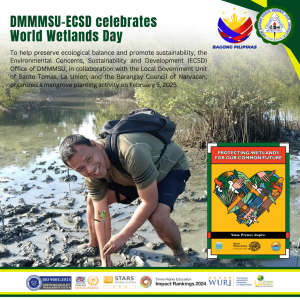 DMMMSU-ECSD celebrates World Wetlands Day