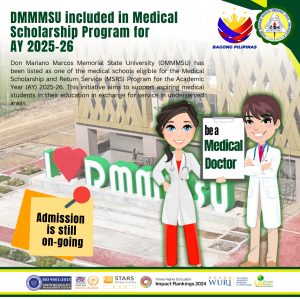 DMMMSU included in Medical Scholarship Program for AY 2025-26