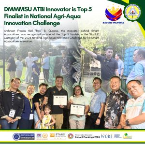 DMMMSU ATBI Innovator is Top 5 Finalist in National Agri-Aqua Innovation Challenge