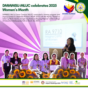DMMMSU-MLUC celebrates 2025 Women’s Month
